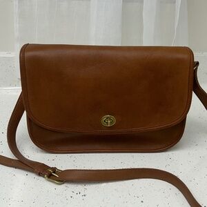 Vintage Coach City Bag 9790 British Tan Made in USA